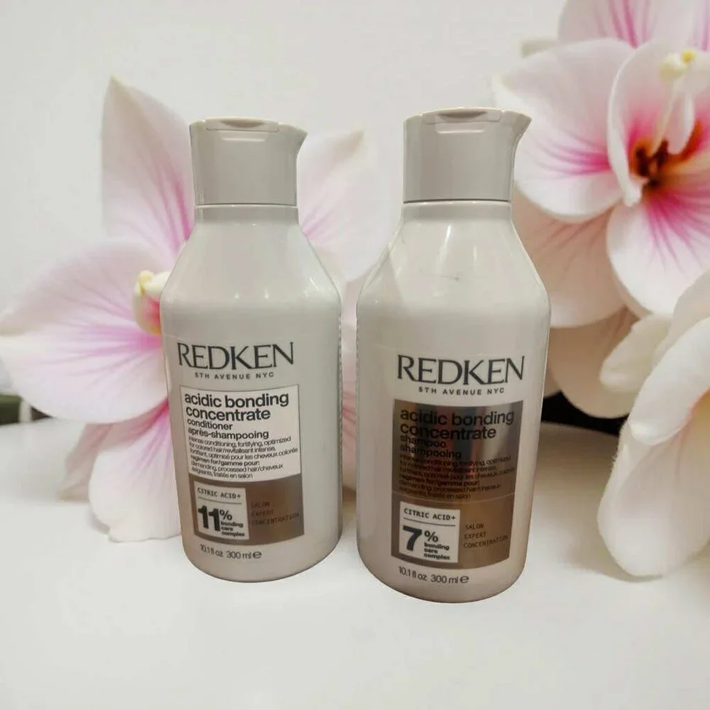 Redken Acidic Bonding Concentrate Sulfate Free Shampoo Conditioner 10.1 oz